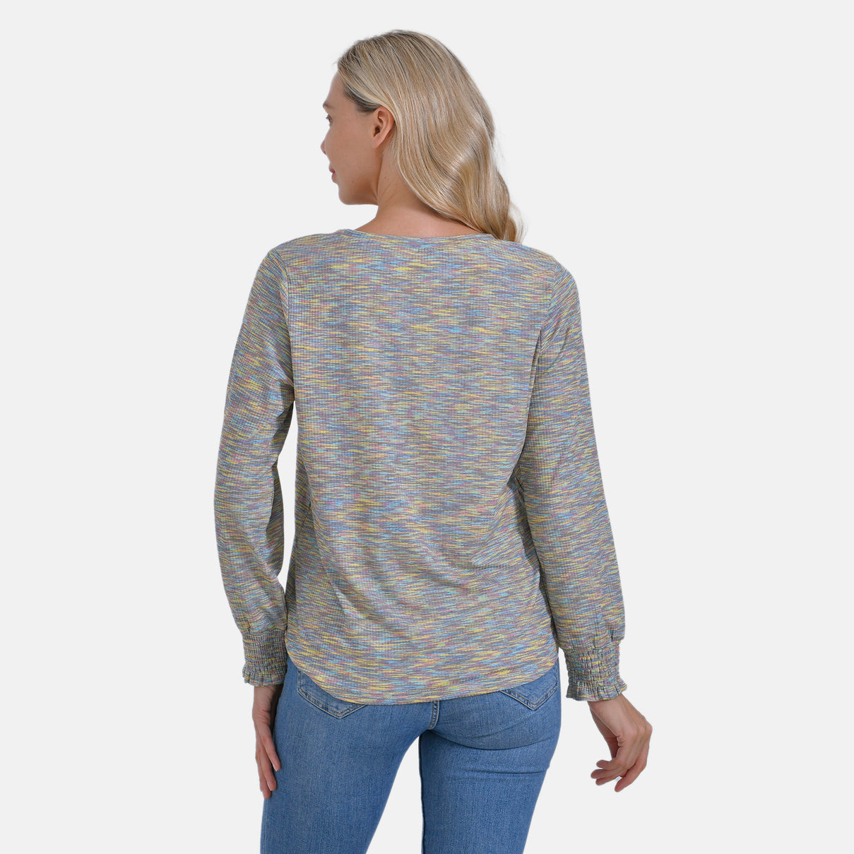 La Marey Round Neck Long Sleeve Top 7807888 2