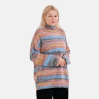La Marey Abstract Jumper (Size XL) Blue & Red_7809677_3
