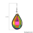 White Magic Color Crystal  Earring Pure White Stainless Steel