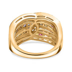 Multi Sapphire & Natural Zircon Ring in 18K Vermeil Yellow Gold Plated Sterling Plated Silver 2.59 Ct_7811732_4