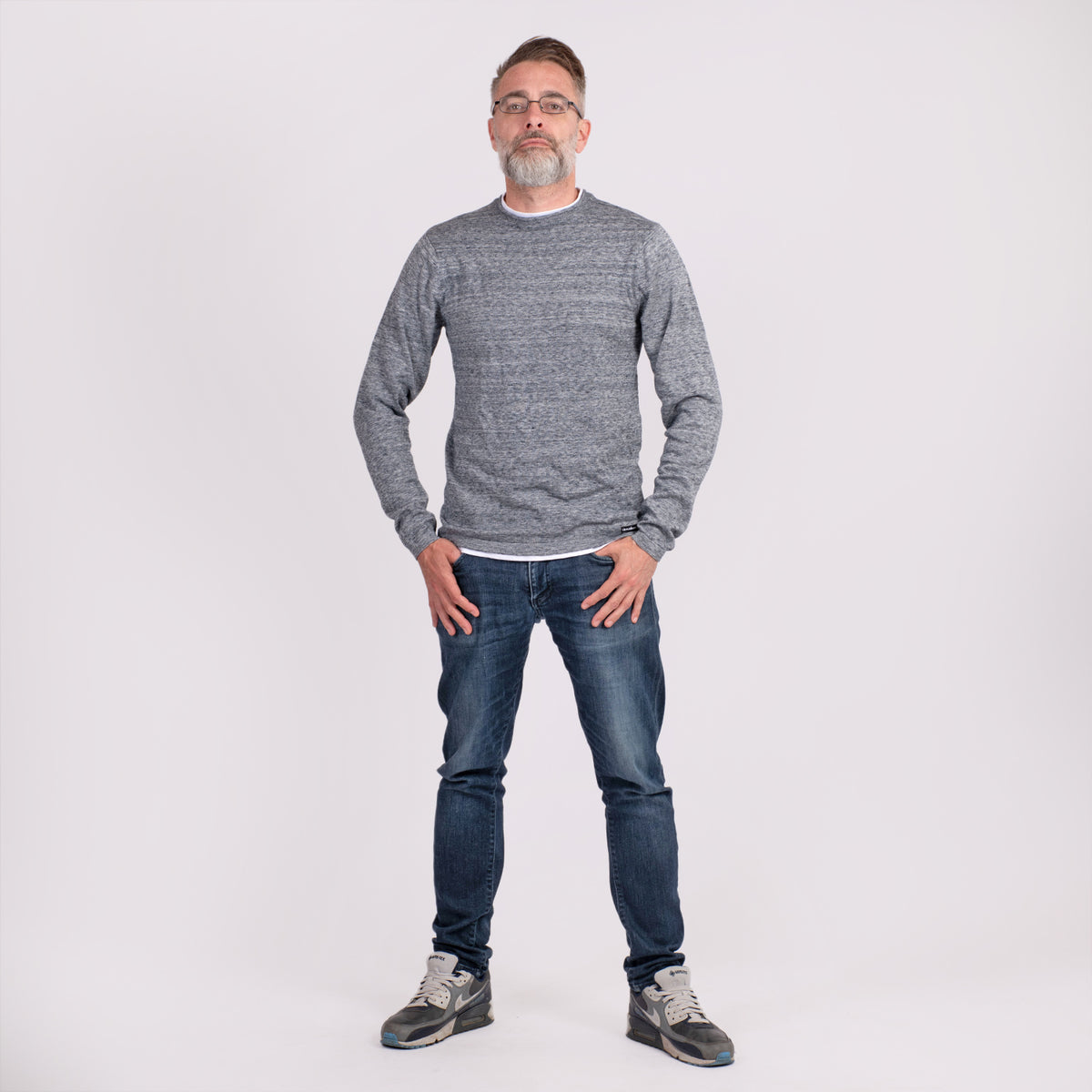 Cotton Woven Jumper (Size L) - Grey V32611301 0