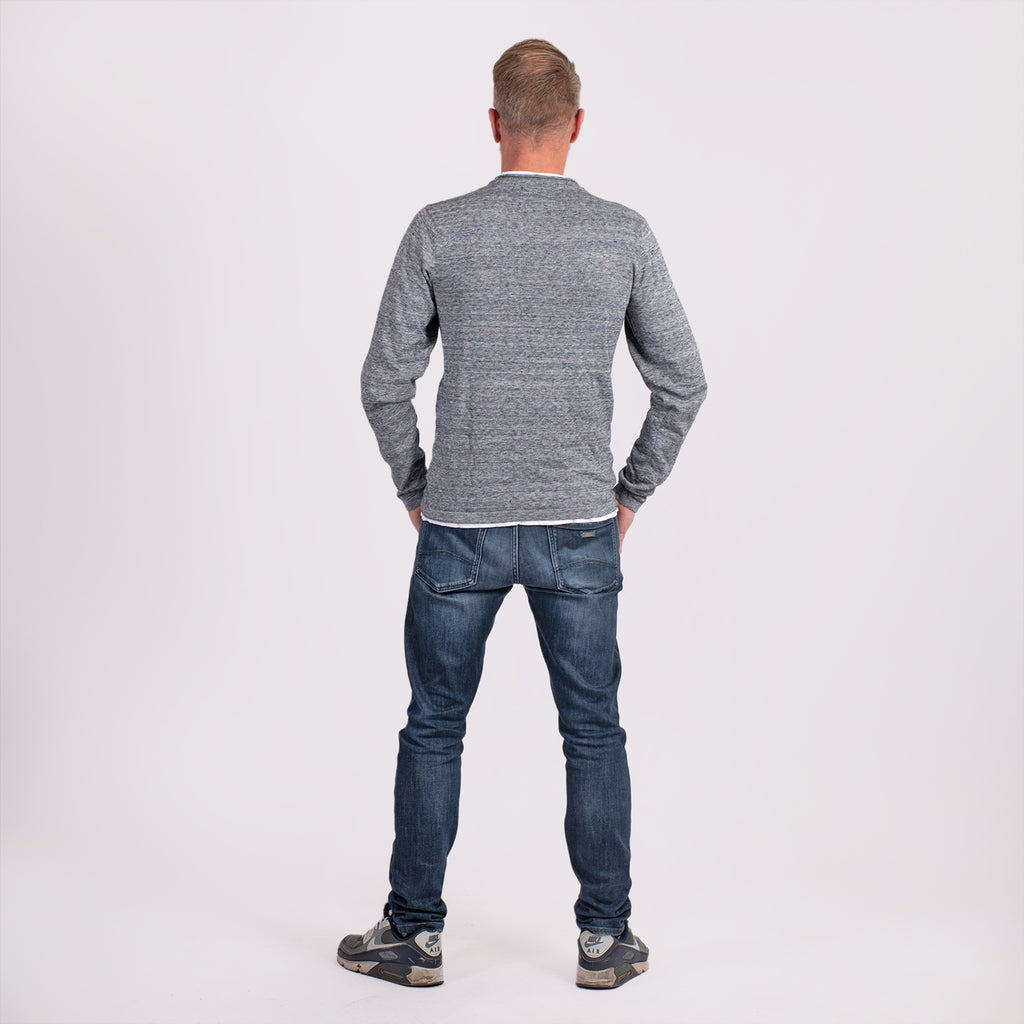 Cotton Woven Jumper (Size L) - Grey_7812788_1