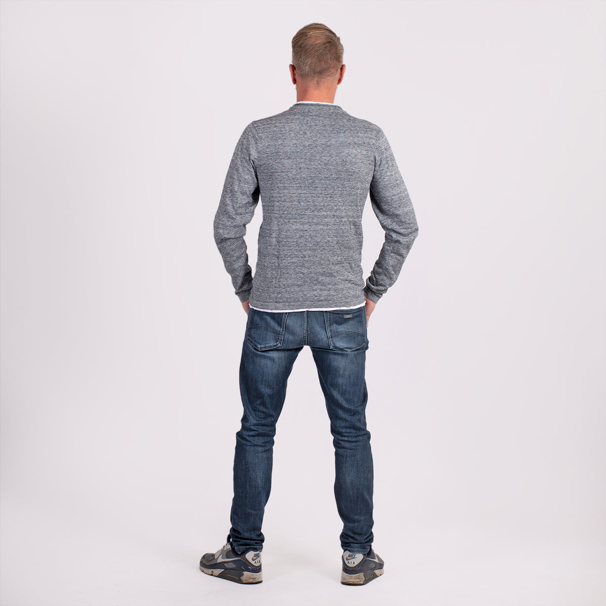 Cotton Woven Jumper (Size L) - Grey V32611301 1