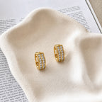 9K Yellow Gold  A   White Cubic Zirconia  Earring 2.24 pc,  Gold Wt. 2.2 Gms  2.240  Ct._7814055_2