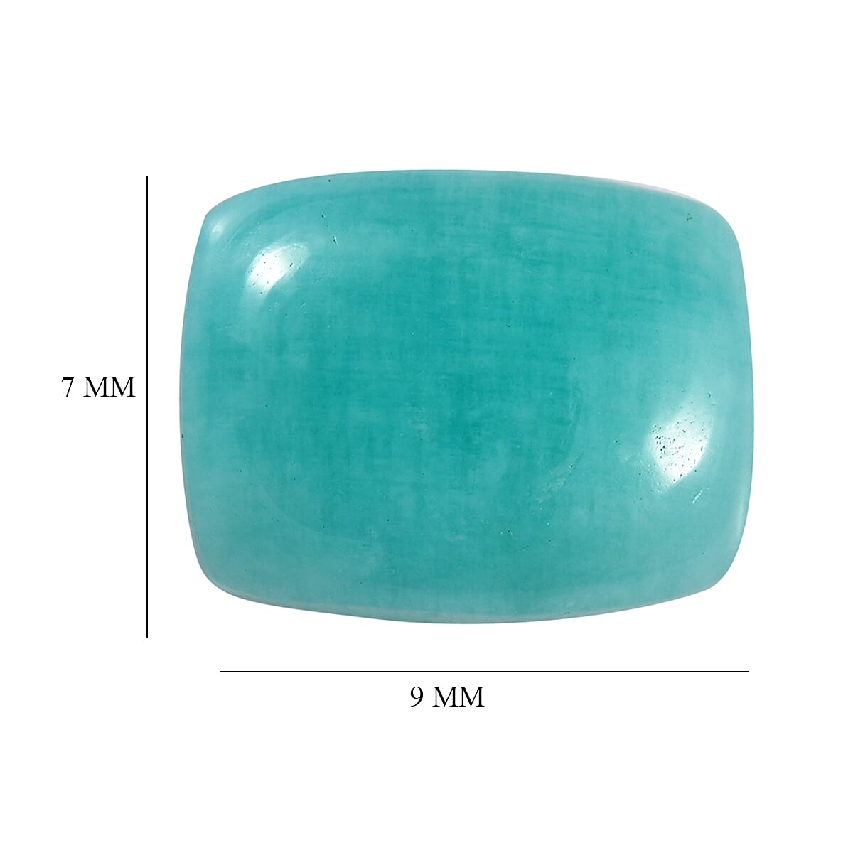 Amazonite Loose Gemstone in Cushion Shape (9x7mm) 7814210 5