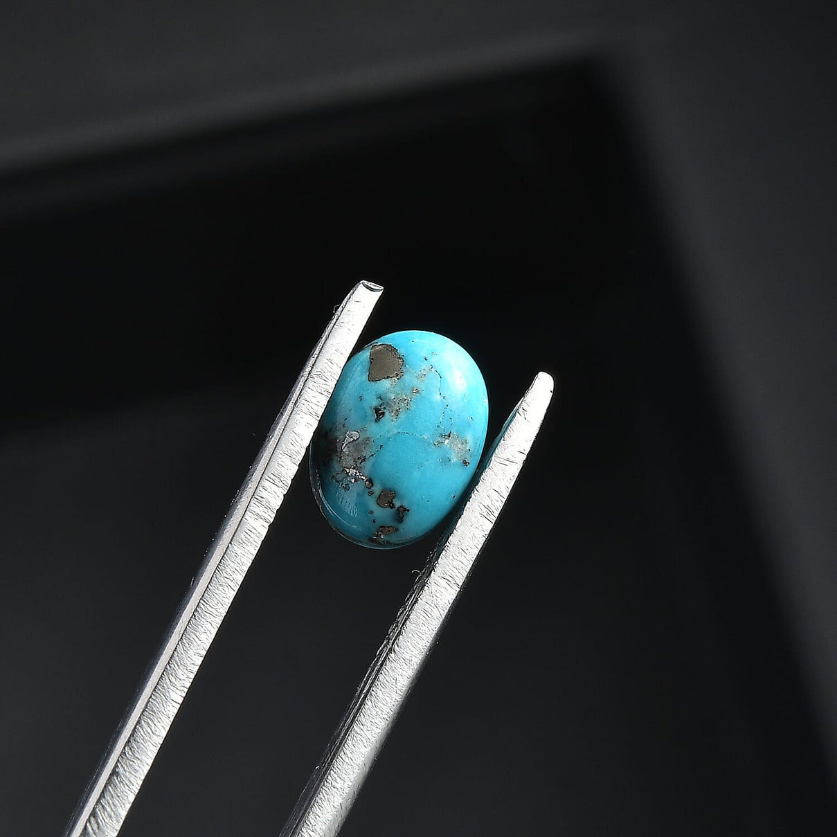 Empyrean Blue Turquoise Loose Gemstone in Oval Shape (8x6mm) 7814316 2