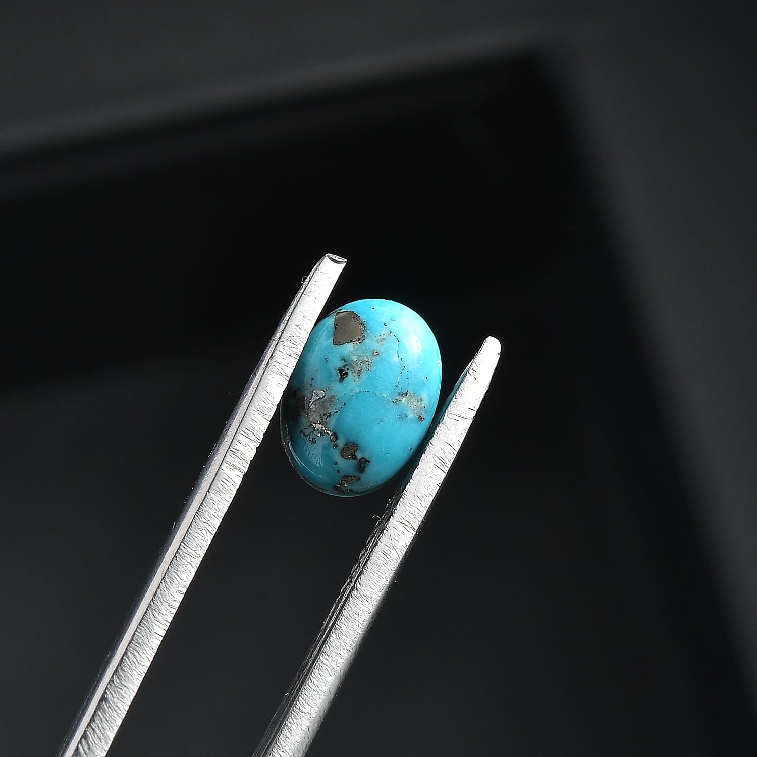 Empyrean Blue Turquoise Loose Gemstone in Oval Shape (8x6mm) 7814316 2