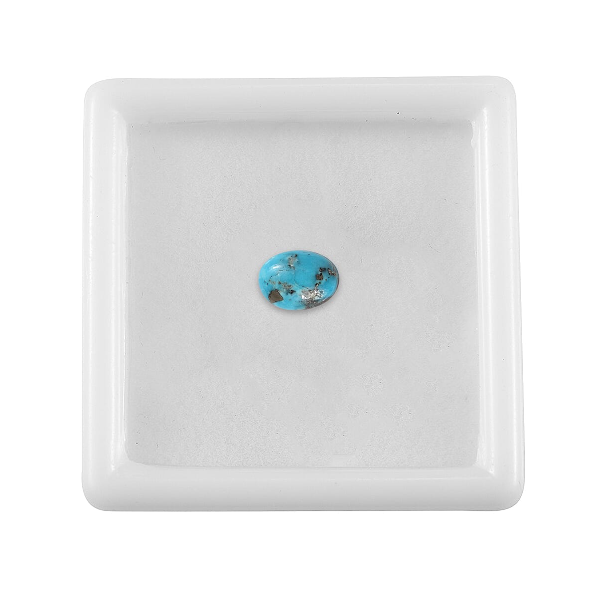 Empyrean Blue Turquoise Loose Gemstone in Oval Shape (8x6mm) 7814316 4