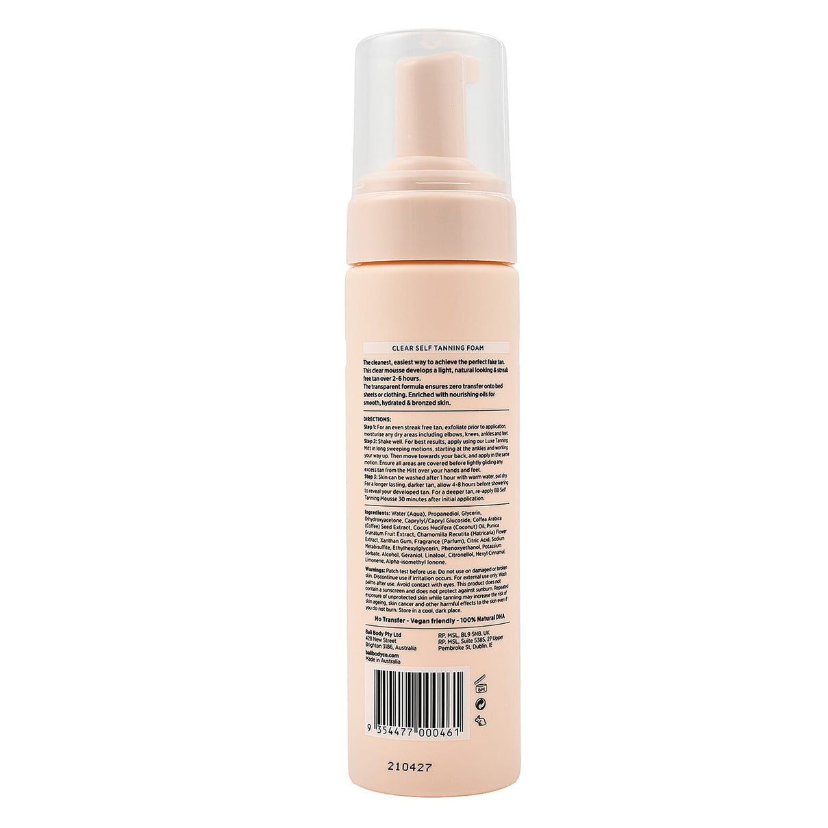 BALI BODY Self Tanning Mousse Light - 200ml 7816394 6