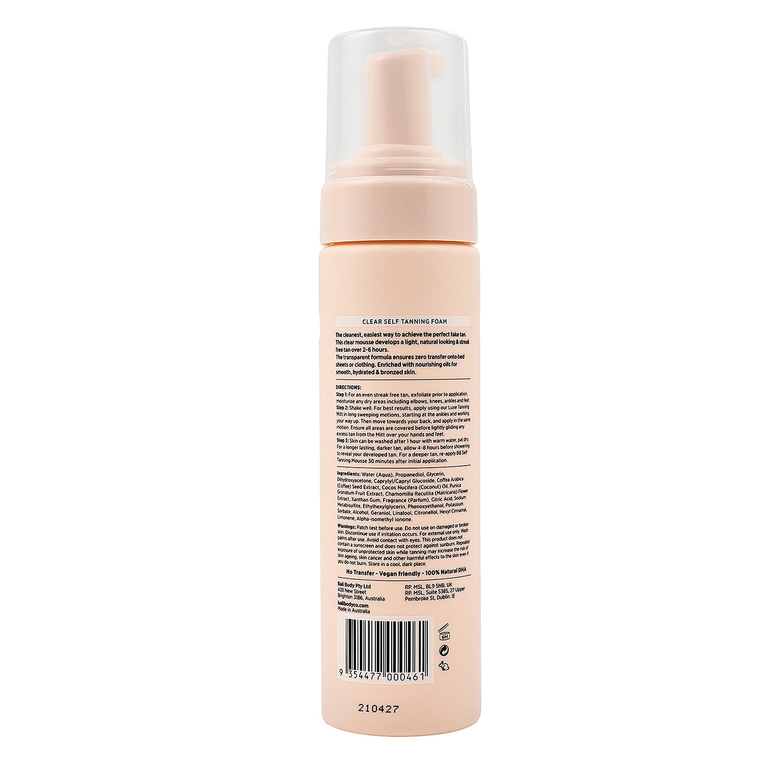 BALI BODY Self Tanning Mousse Light - 200ml 7816394 6
