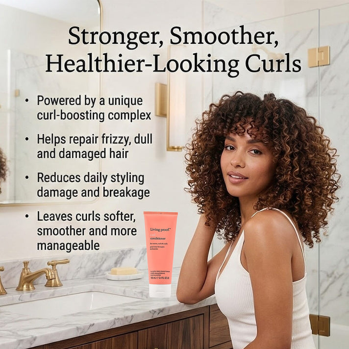 Living Proof Curl Conditioner - For Waves, Curls &amp; Coils - 100ml (Travel Size) 7816416 2