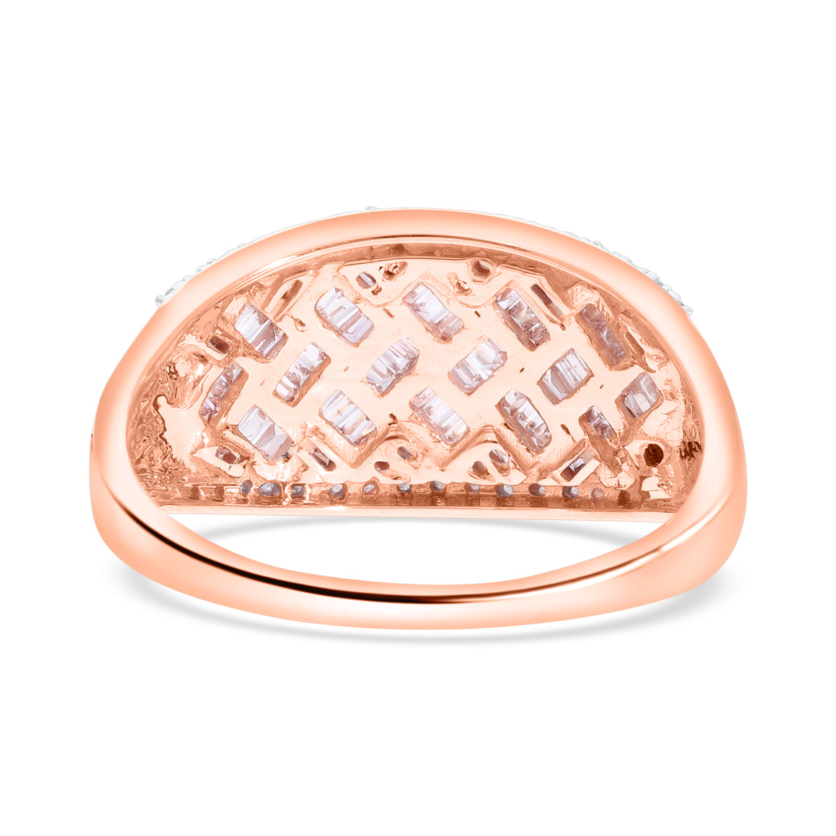 9K Rose Gold I3 Pink Diamond , White Diamond I3 Ring, Gold Wt. 3 Gms 0.512 Ct. 7817475 10
