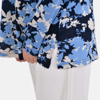 La Marey Jersey Floral Top Size 8-20 - Blue_7818419_6