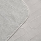 Luxury Sherpa Electric Heated Blanket Topper - Dual Controller, Quad Zone, 6 Temp Settings (200x160 cm) - White_7819280_8