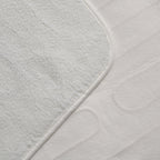 Luxury Sherpa Electric Heated Blanket Topper - Dual Controller, Quad Zone, 6 Temp Settings (190x140 cm)  - White_7819282_5