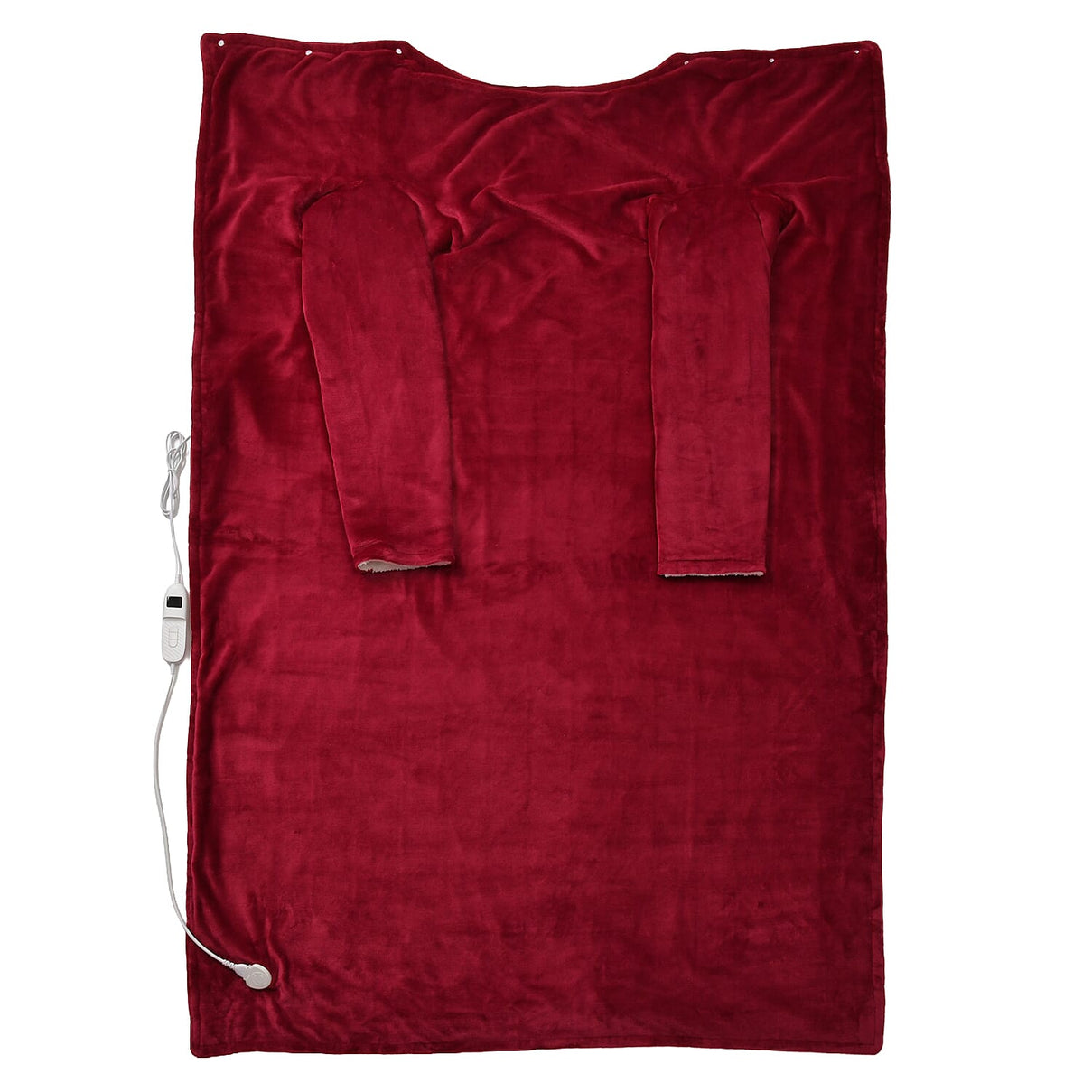 Double-Layer Electric Heated Blanket with Sleeves 7819288 0