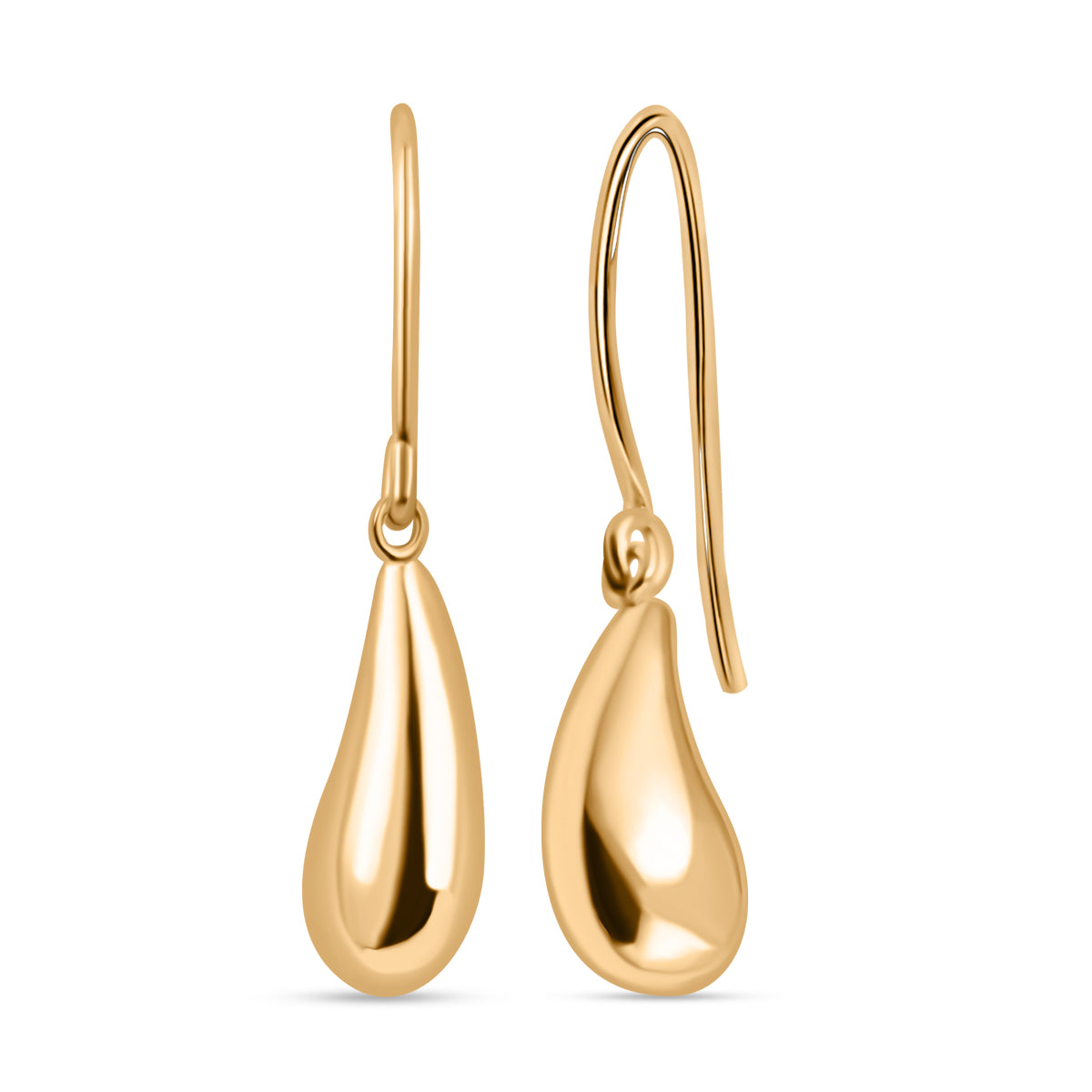 Teardrop Earring With Hook in 9K Yellow Gold 7819482 0