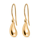Maestro Collection- Designer Inspired 9K Yellow Gold Teardrop Earring With Hook_7819482_3