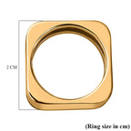 Maestro Collection - 9K Yellow Gold Square Ring