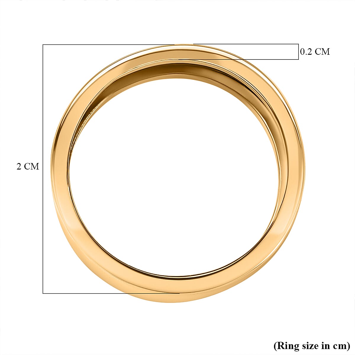 JCK Vegas Closeout - Designer-Inspired 9K Yellow Gold Band Ring 7819636 4