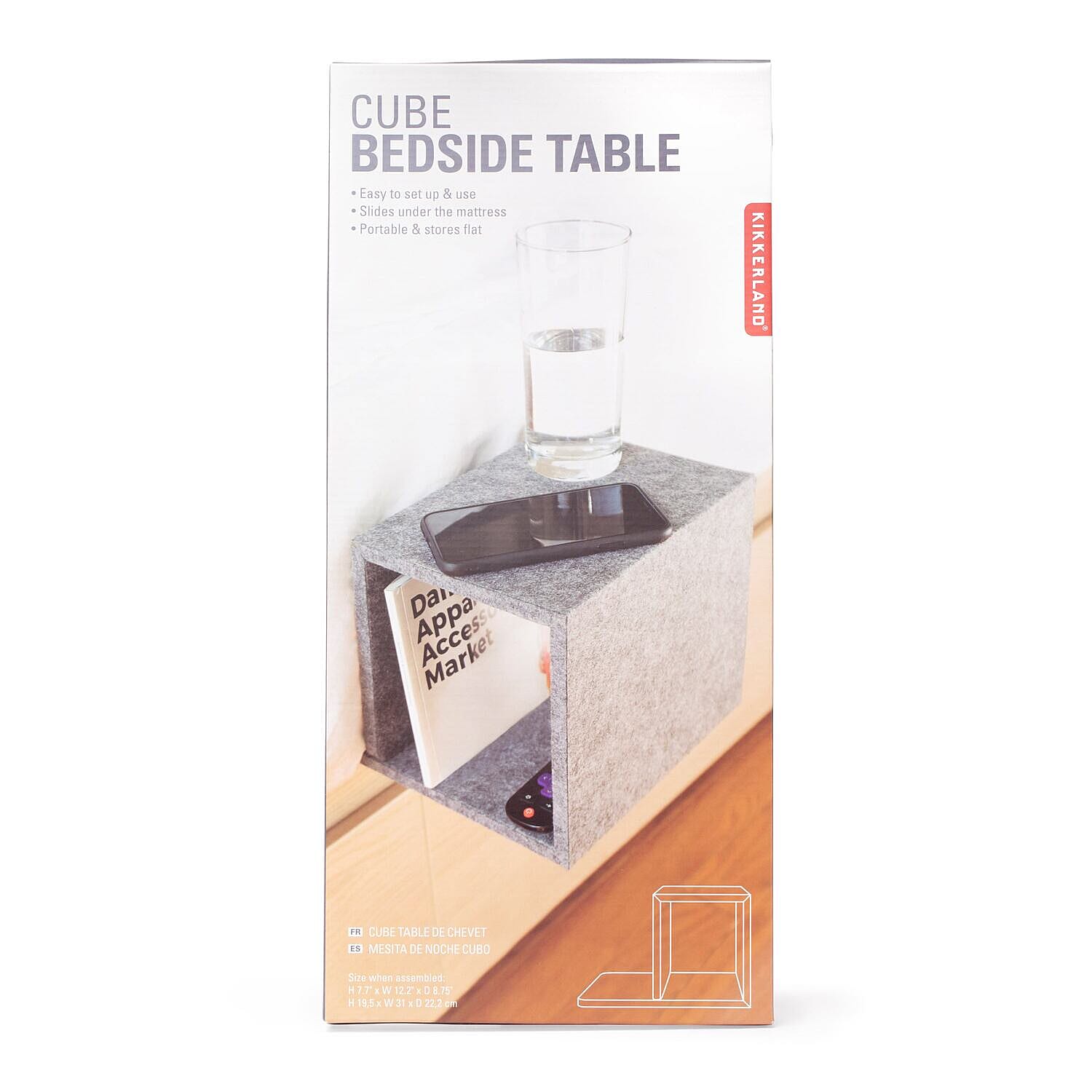 KIKERLAND Cube Bedside Table 7822426 2