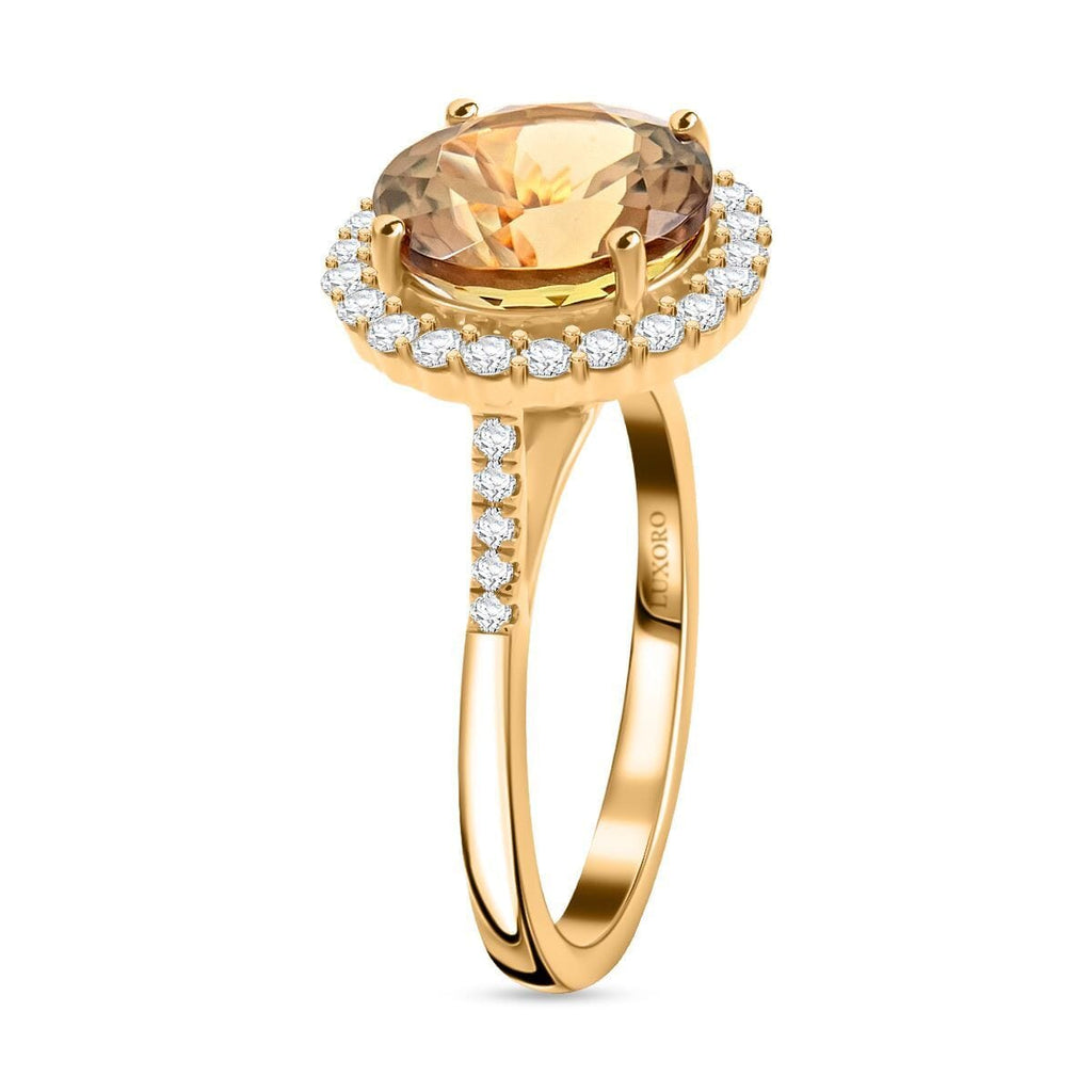 14K Yellow Gold  AAA   Turkizite ,  White Diamond  I2 Ring 5.25 ct,  Gold Wt. 4.31 Gms  5.250  Ct._7822989_2
