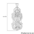D'Joy Pixiu Pendant in Rhodium Overlay Sterling Silver