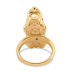 Brand New Pixiu Ring Gold Overlay Sterling Silver_7823343_3