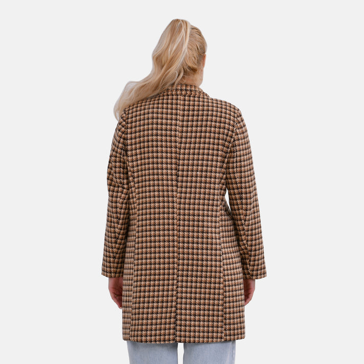 La Marey Checker Coat (Size 12 to 14) - Brown 7823411 2