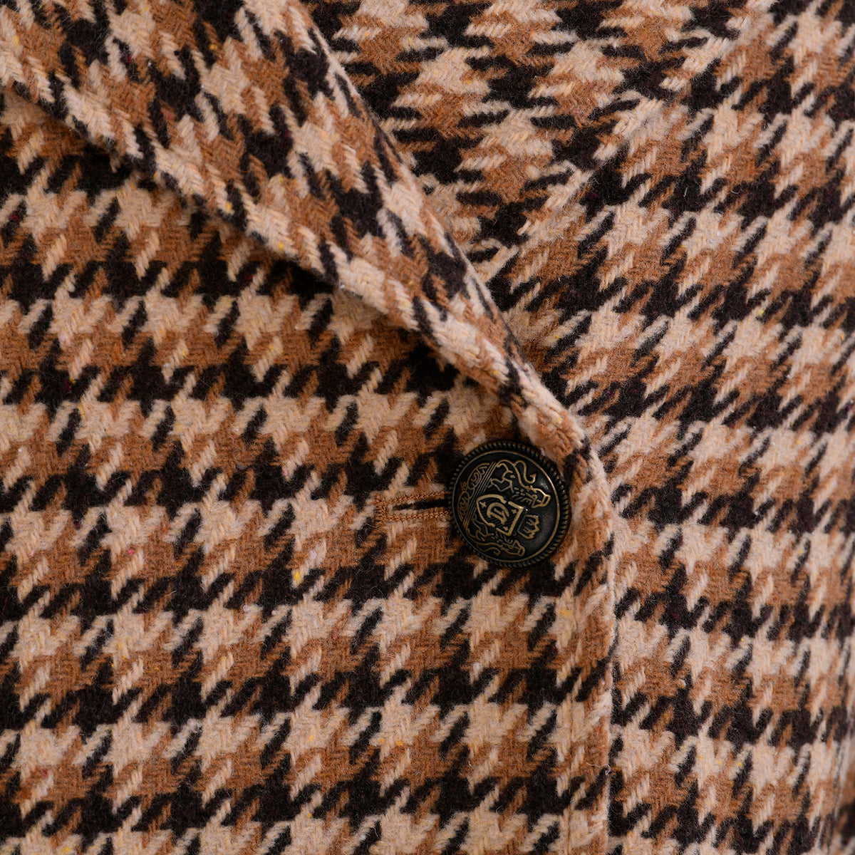La Marey Checker Coat (Size 12 to 14) - Brown 7823411 7