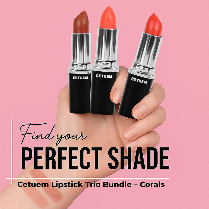 Cetuem Lipstick Trio Bundle Corals (Incl.Shade No. 48,78,88) 7823764 2