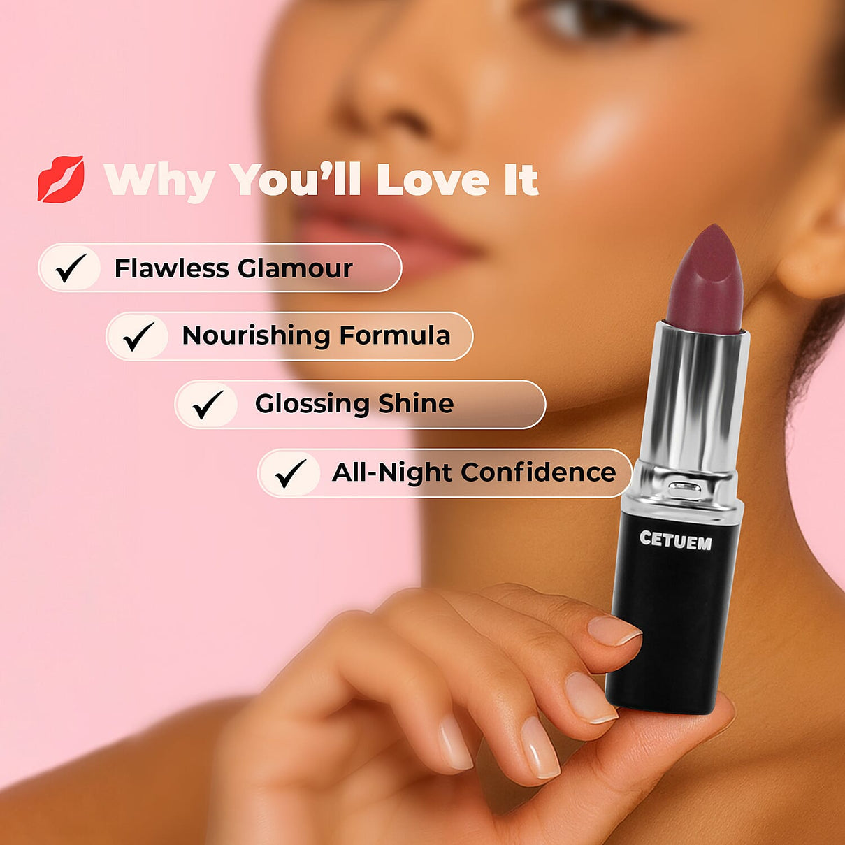 Cetuem Lipstick Trio Bundle Plums (Incl. Shade No. 43,50,102) 7823765 2