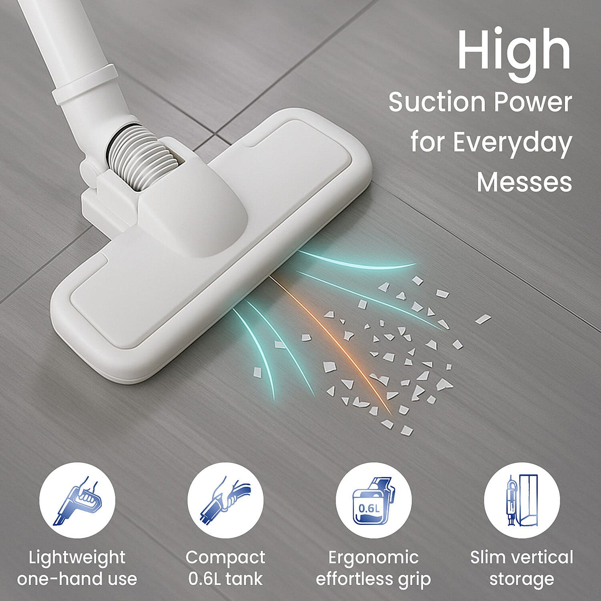 Beyond Bliss Corded (4m) 2-in1 Vacuum Cleaner (0.6L Dust Tank Capacity) 400W, 65db 7826458 4
