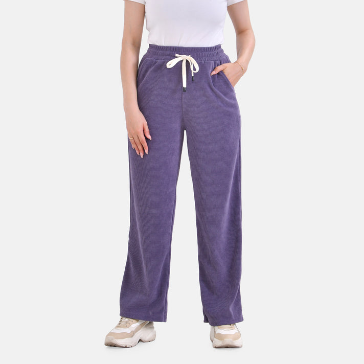 Tamsy Corduroy Trouser - Purple 7826539 1