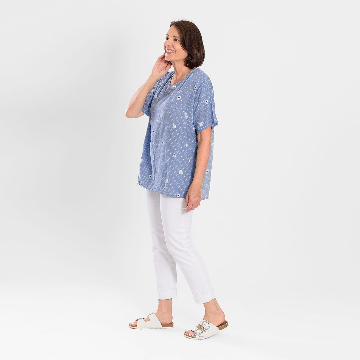 Pure and Natural Pure Cotton Woven Top 7827559 1