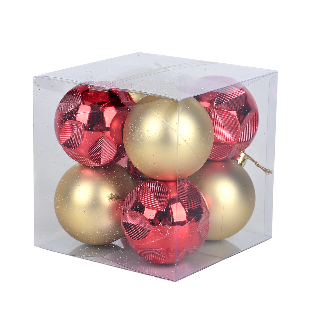 Set of 87 Christmas Balls; Mini multi-colour Christmas decorative hanging balls_7827667_2