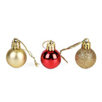Set of 87 Christmas Balls; Mini multi-colour Christmas decorative hanging balls_7827667_7