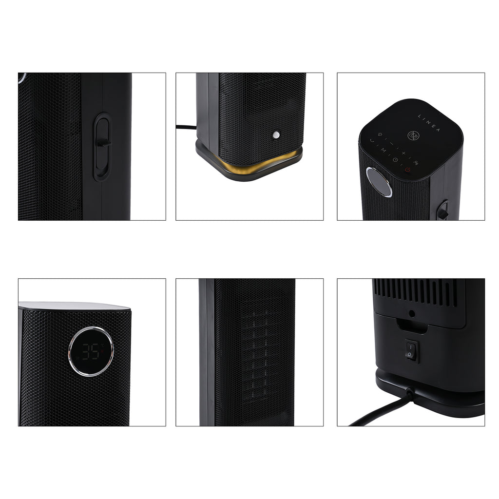 LINEA Energy Efficient Heater With Infrared Motion Sensor, Remote Control & 3 Heating Modes (1200W, 2000W, and ECO)_7827691_4