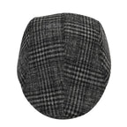 Snapback Vintage Checked Flat Cap (57 cm) - Dark Grey_7827733_3