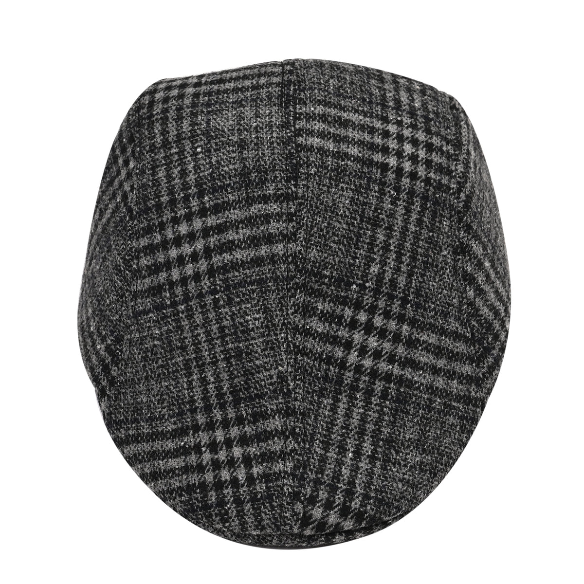 Snapback Vintage Checked Flat Cap (57 cm) - Dark Grey V32516269 4