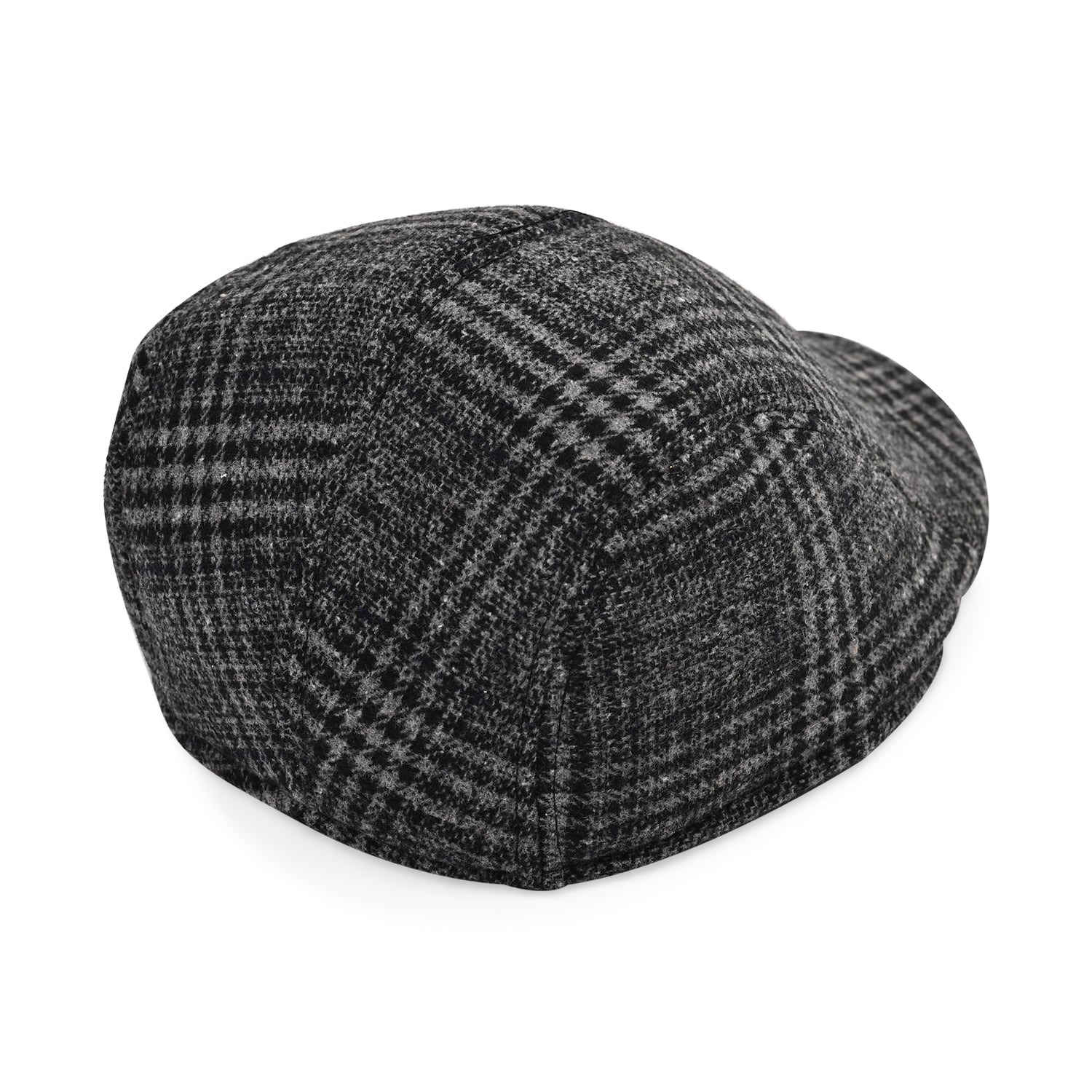 Snapback Vintage Checked Flat Cap (57 cm) - Dark Grey V32516269 5