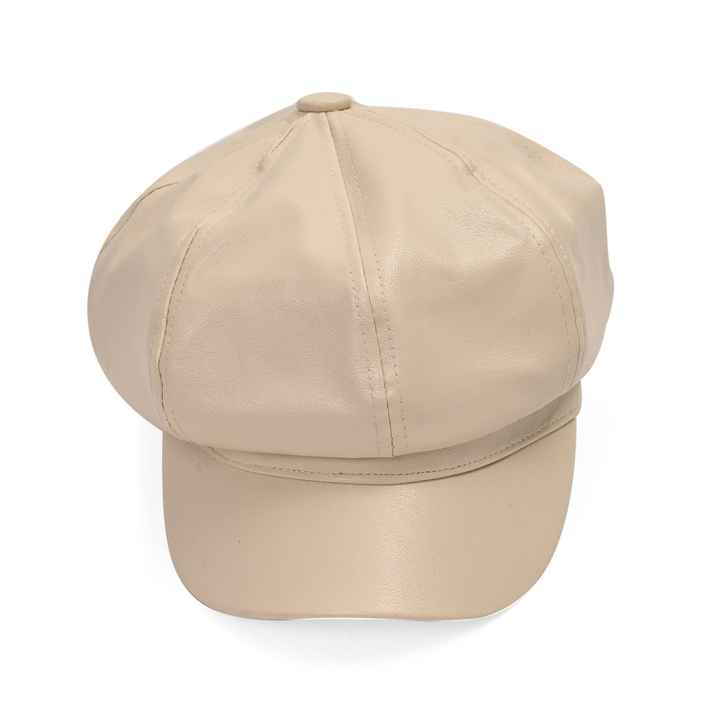 Snapback Baker Boy Cap (57cm) - Cream_7827780_3