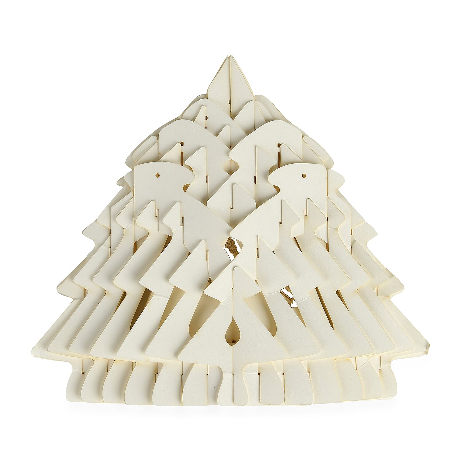 3D Papercut Snowman Lamp with Warm Light V32526490 14
