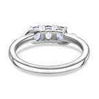 Premium Tanzanite Trilogy Ring in Platinum Overlay Sterling Silver_7830014_4