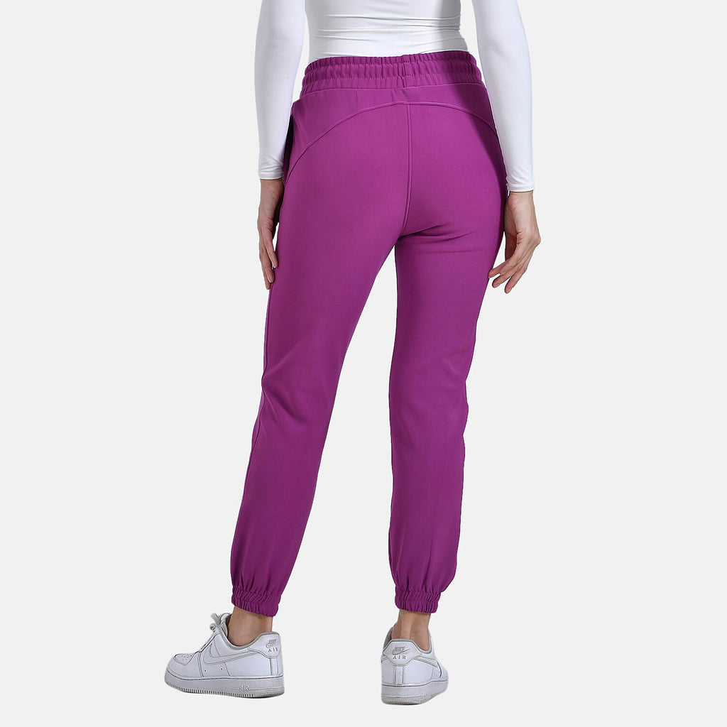 La Marey Casual Elasticated Joggers (Size 8 to 10) - Purple_7830097_1