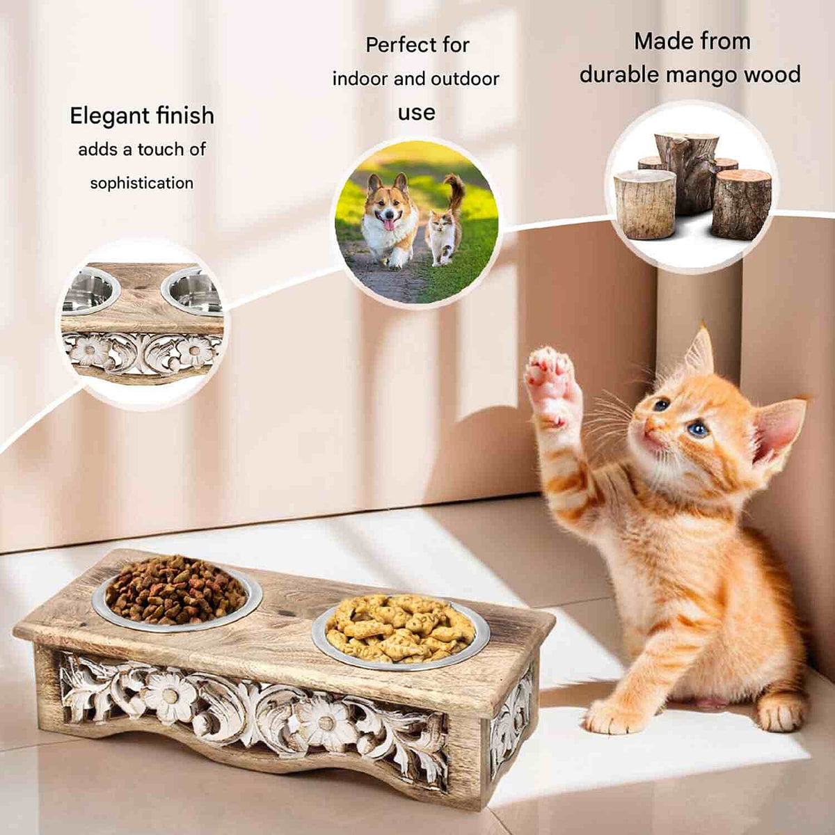 Pet Food and Supplies One Size- Brown &amp; Natural 7830802 2