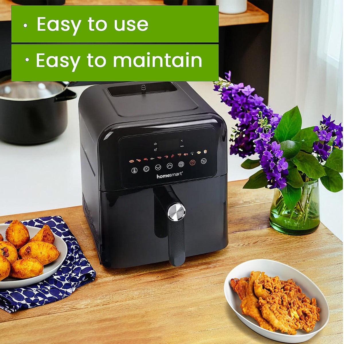 Homesmart 6L Digital Air Fryer with Window Display 7832132 8