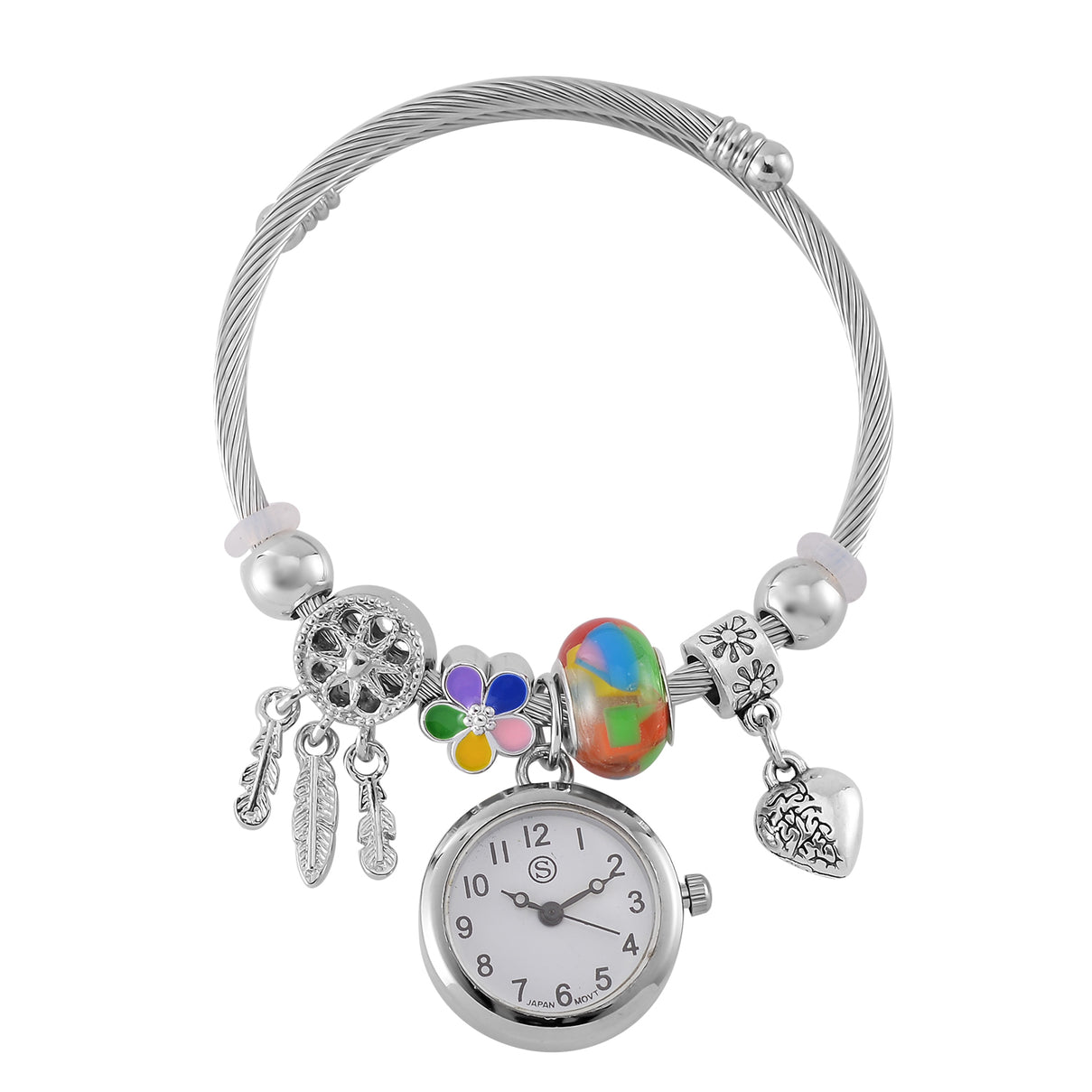 STRADA PC21S Japan Movement Multi Charm Watch Bracelet - Dream Catcher 7832664 0