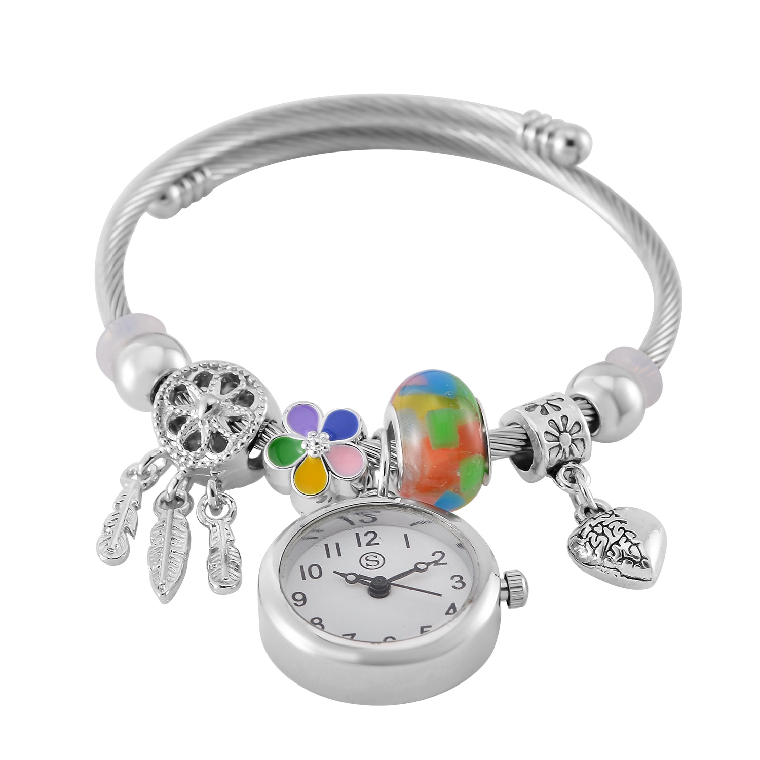 STRADA PC21S Japan Movement Multi Charm Watch Bracelet - Dream Catcher 7832664 3