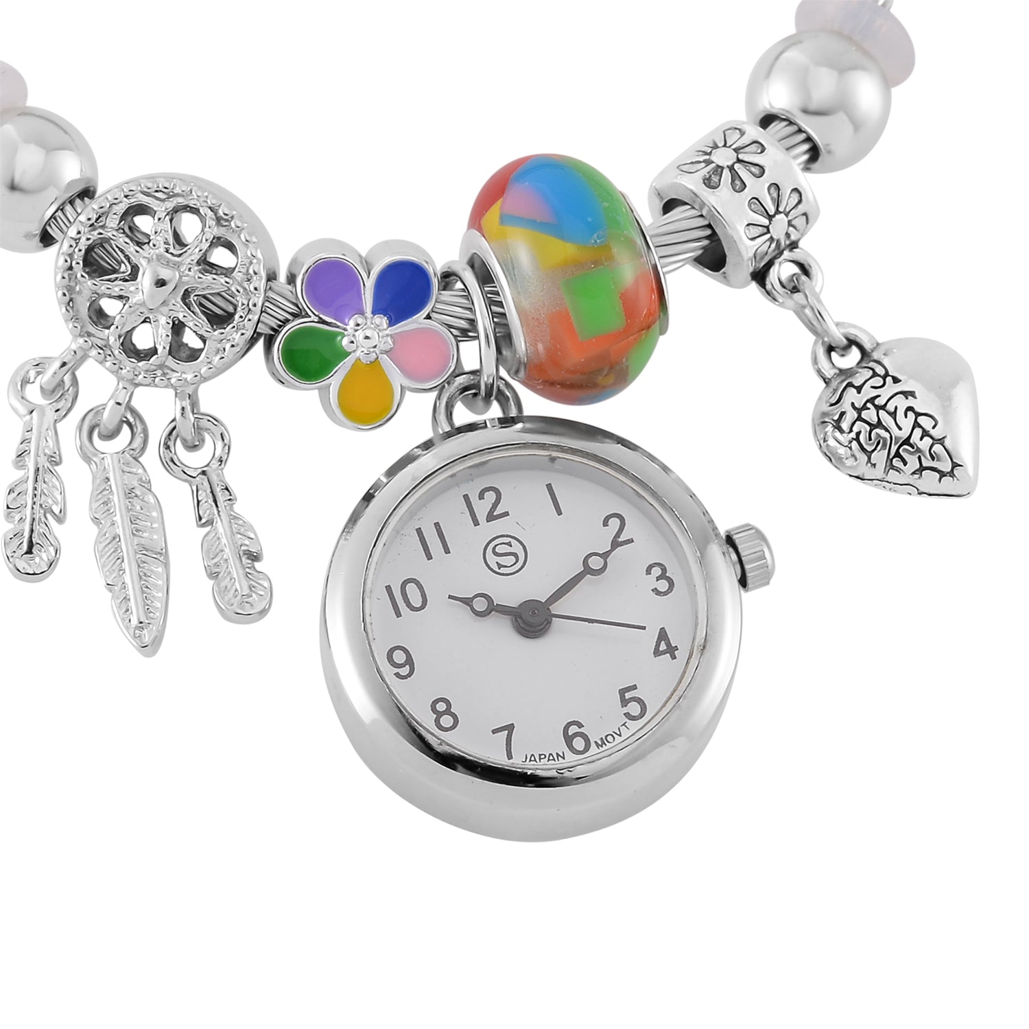 STRADA PC21S Japan Movement Multi Charm Watch Bracelet - Dream Catcher 7832664 6